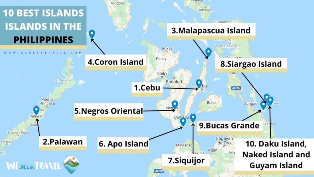 10 BEST ISLANDS IN THE PHILIPPINES
