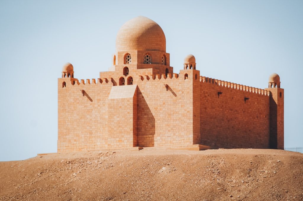 Aga Khan Mausoleum on the West Bank Aswan Egypt