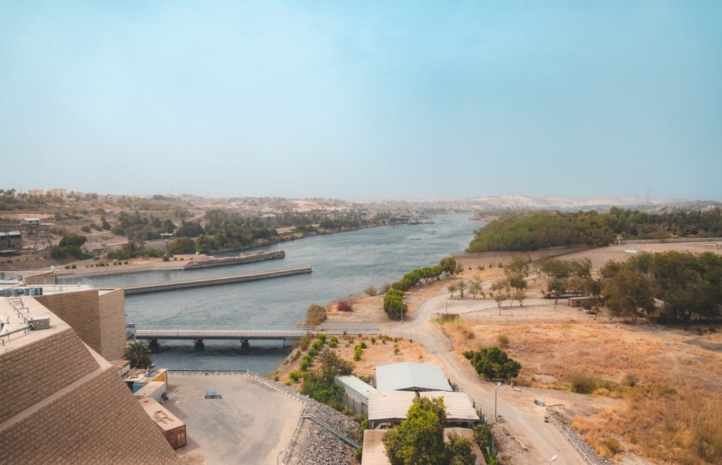 Aswan High Dam in Egypt