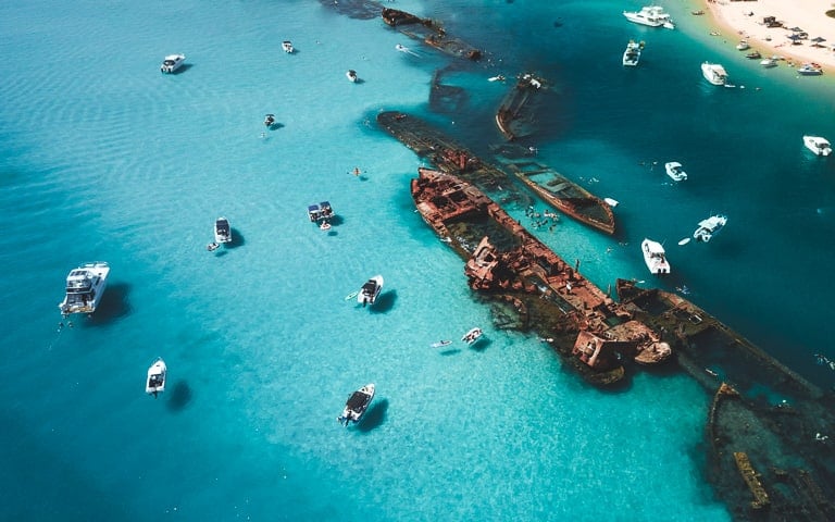 Tangalooma Wrecks in Australia