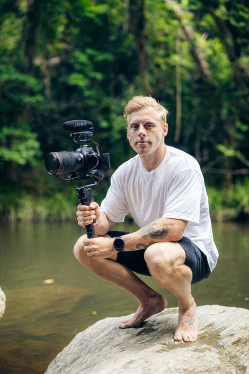 Video creator Olly Gaspar