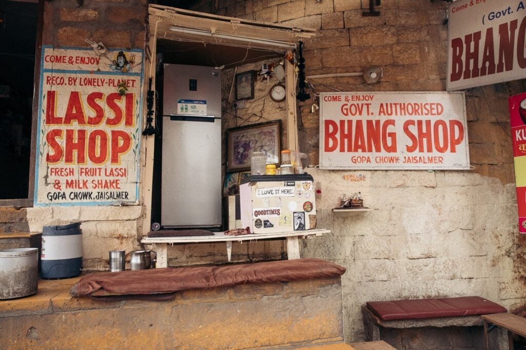 Bhang shop in jaisalmer
