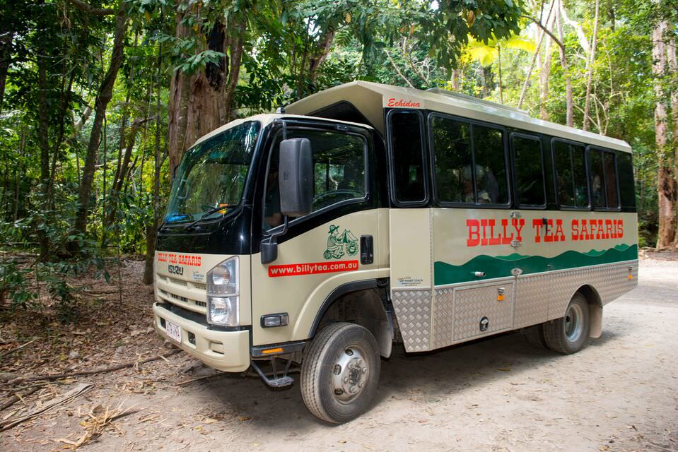 Billy Tea Safaris Bus in Cairns