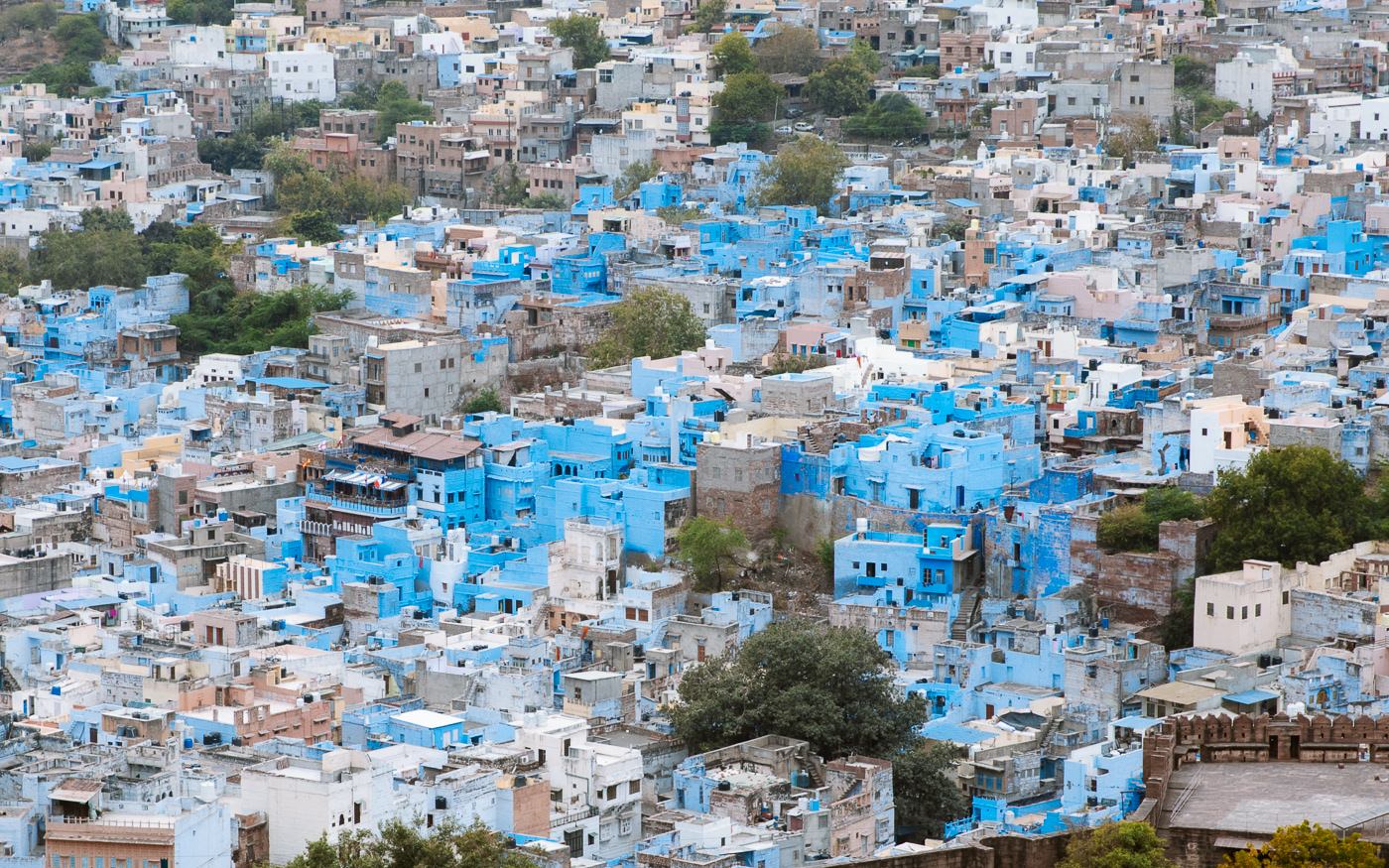 Blue City of Jodhpur in Rajasthan, India