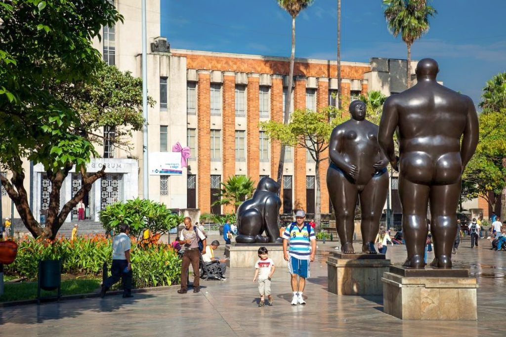 Bolero Statues Medellin