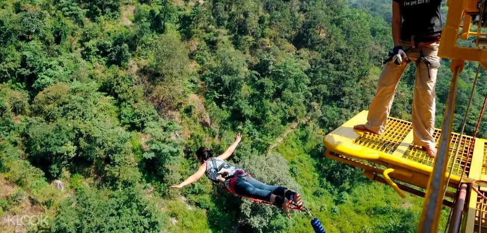 BUNGEE JUMPING, BUNGY IN RISHIKESH