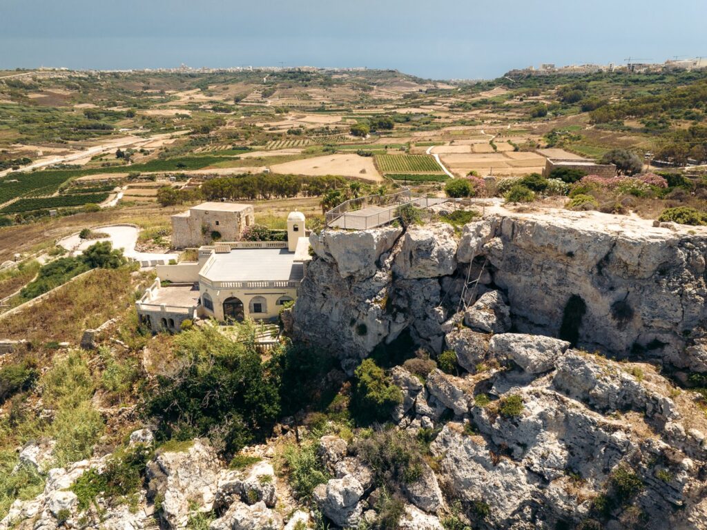 Calypso's Cave on the hillside of Gozo