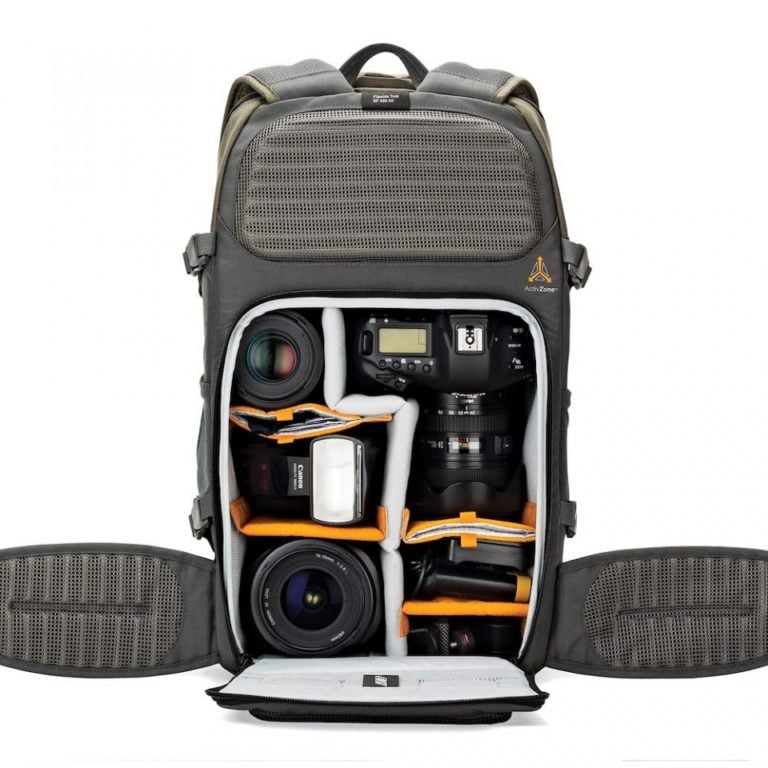 Backpack with camera compartment