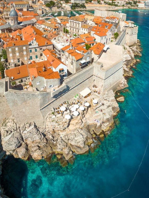 Cliff Bar in Dubrovnik