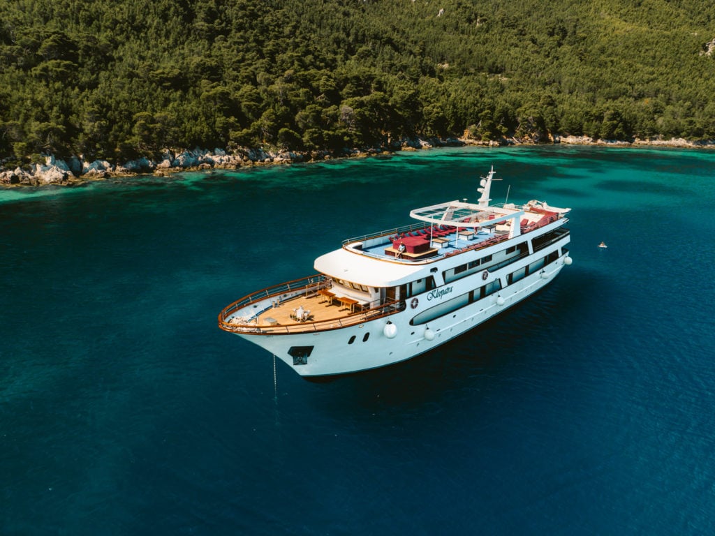 Cruise boat in Croatia