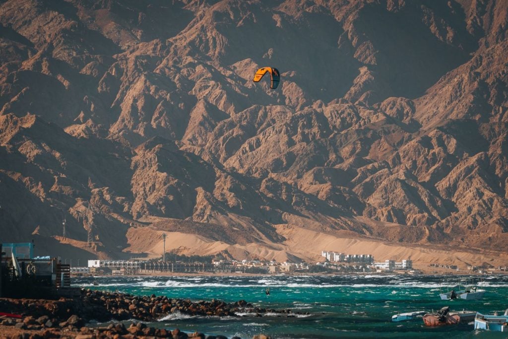 Kite Surfer in Dahab, Egypt