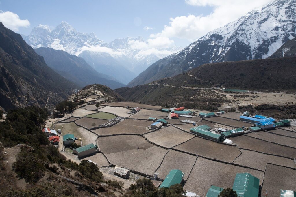 Thame Village in Nepal