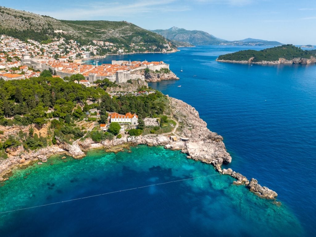 Danče Beach in Dubrovnik