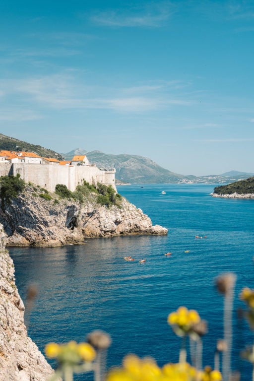 Dubrovnik as seen from Park Gradac