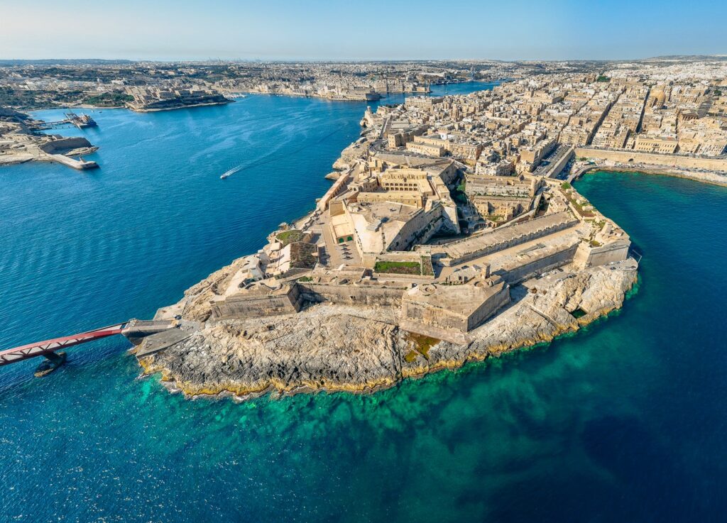 Fort St Elmo in Valletta, Malta