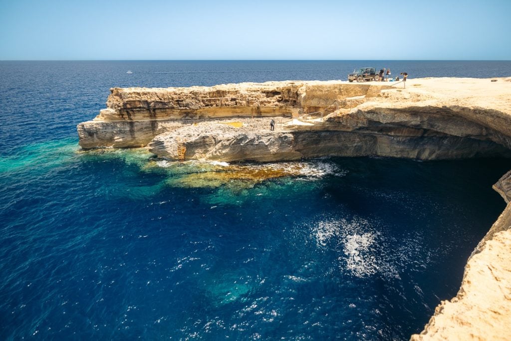 Ghar Ir-Rih Sea Cave in Malta
