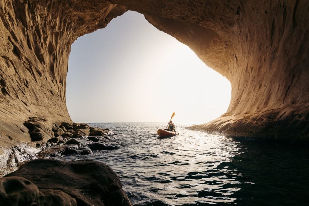 Gnejna Bay Sea Cave Malta
