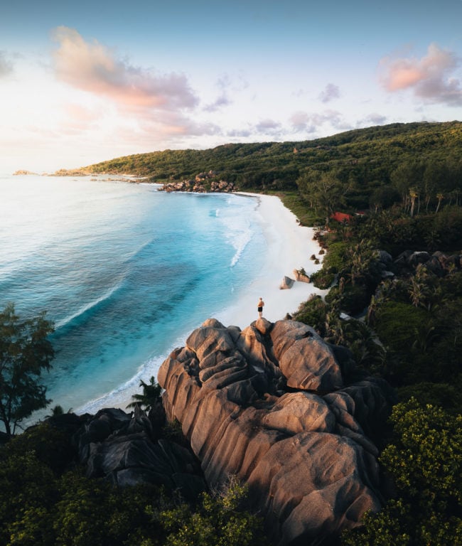 Seychelles Sunrise on the Beach