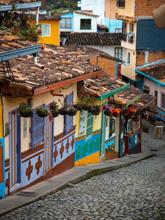 Guatapé colorfull streets