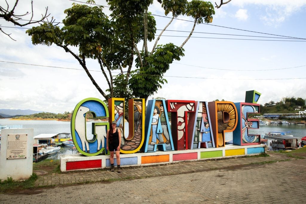 Guatapé sign