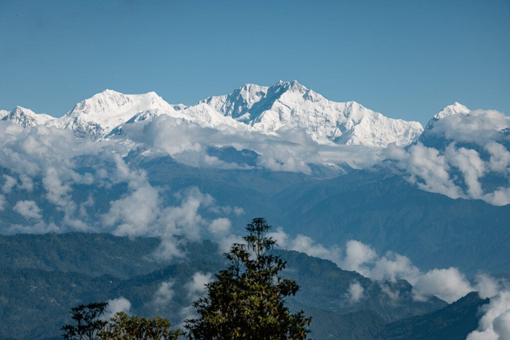 Kangchenjunga Peak from the Himalayan Mountaineering Institute, Darjeeling