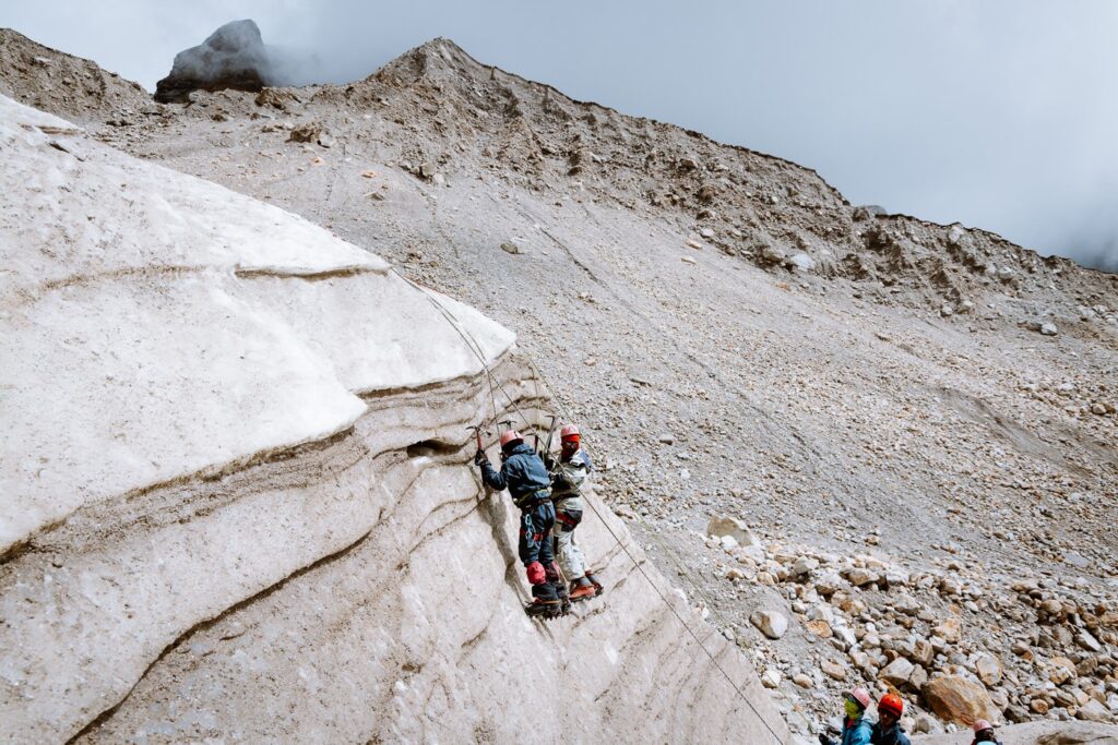 Glacier training in India