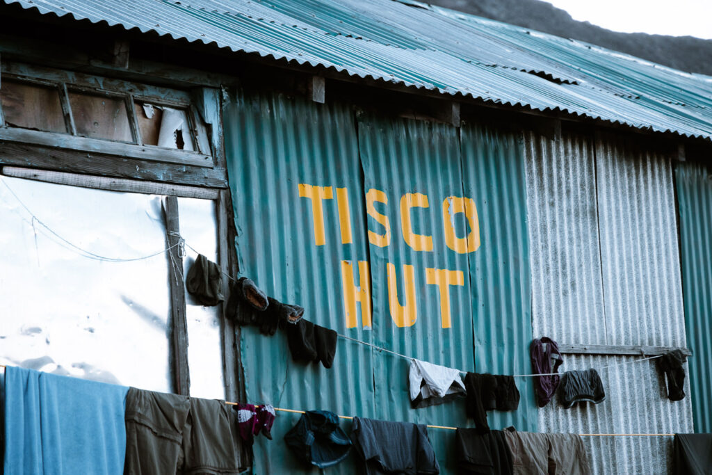 Tisco Hut at HMI Base Camp