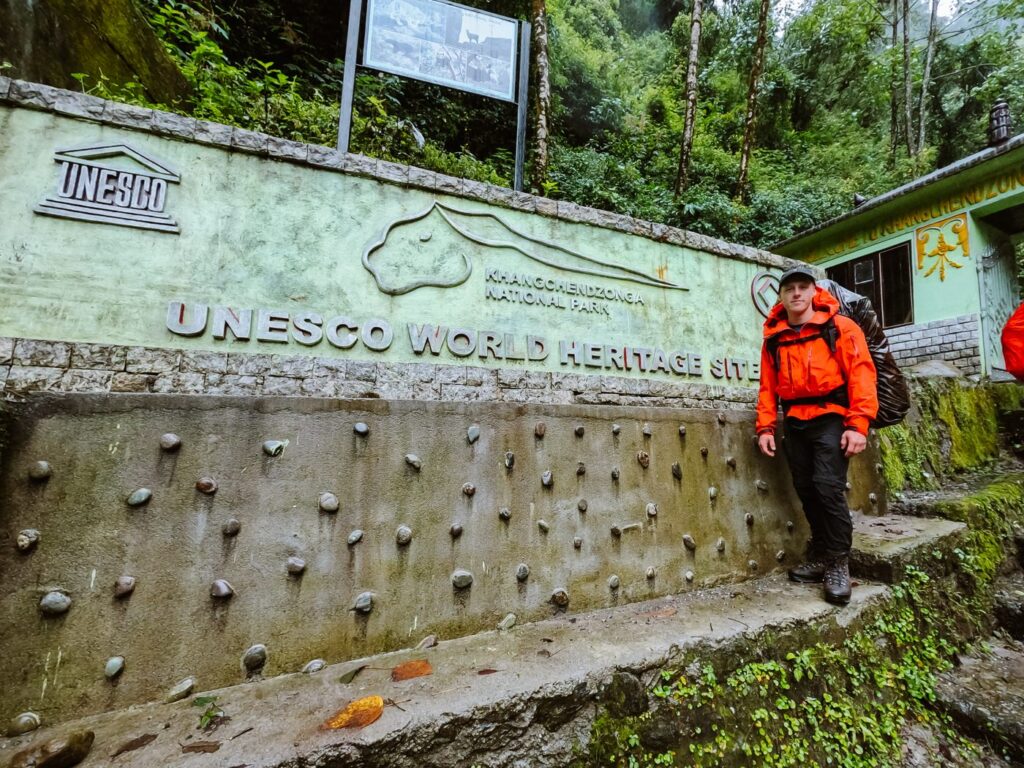 Entrance to Kangchenjunga National Park, West Sikkim