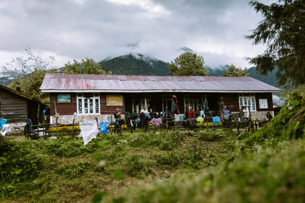 Hut in Tshoka, West Sikkim, India