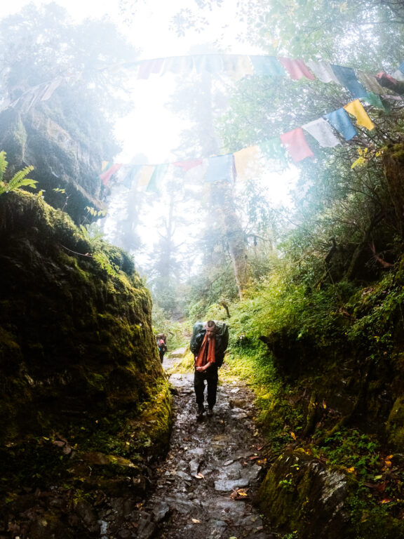 Trekking in West Sikkim, India