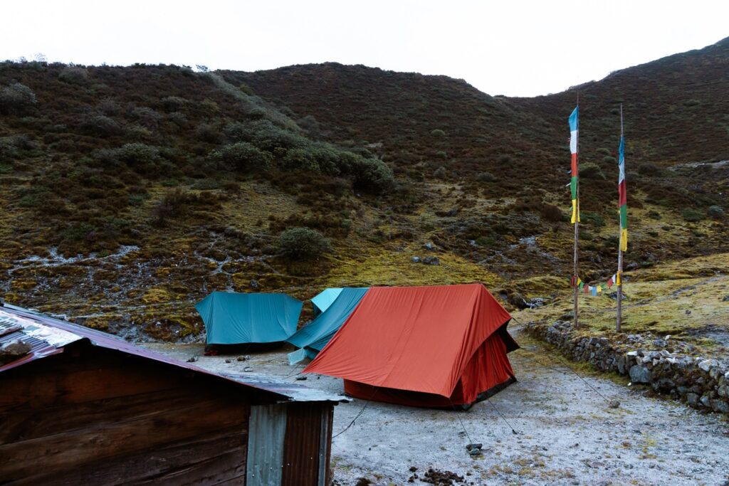 Tents at Dzongri