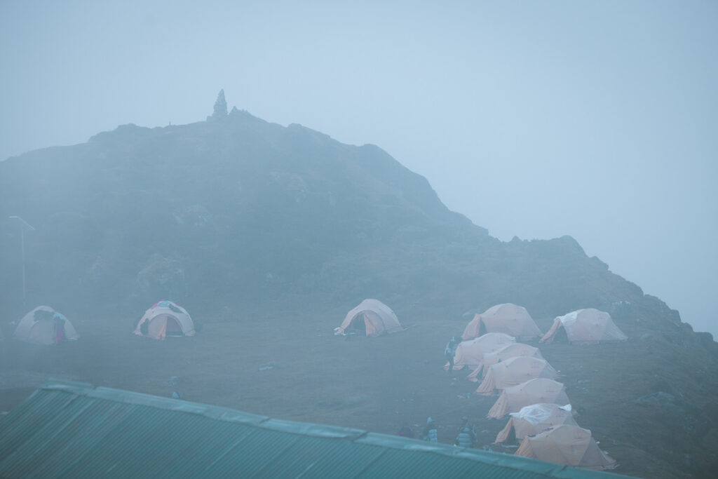 Expedition tents at HMI Base Camp