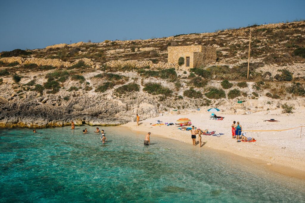 Hondoq Bay in Malta