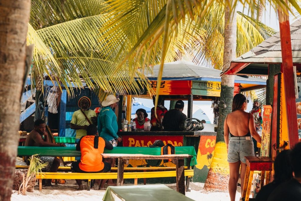 rastafari cafes on an island 
