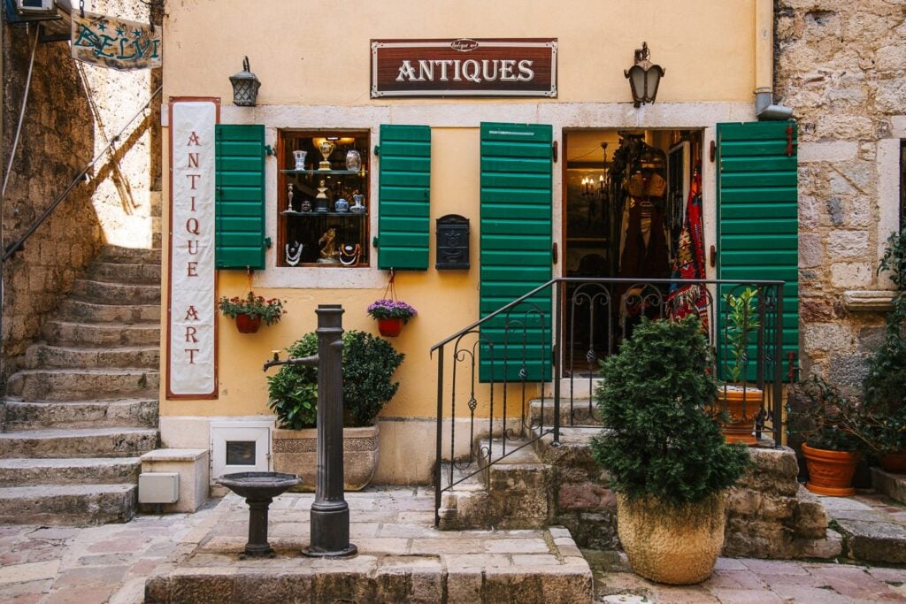 Storefront in Kotor Old Town