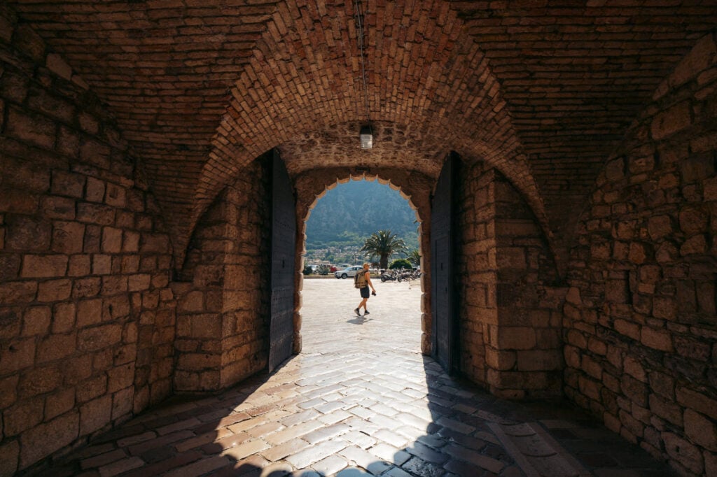 Sea Gate of Kotor Old Town, Montenegro