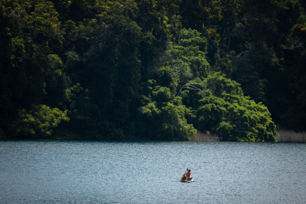 Fresh water kayaking in Far North Queensland