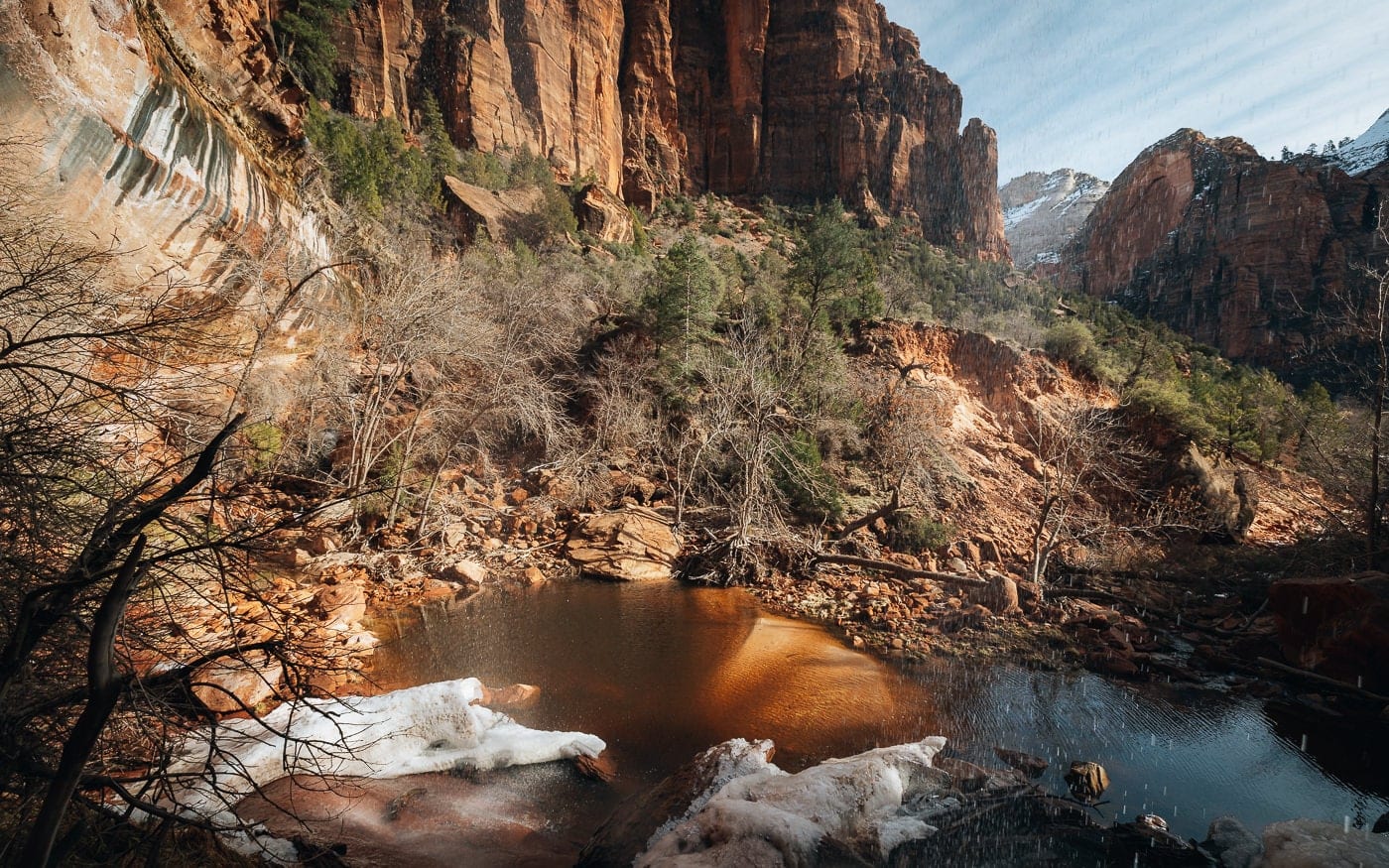 Lower Emerald Pools Trail in Zion National Park, Utah