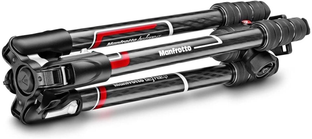 Manfrotto BeFree GT Carbon Fibre Tripod folded