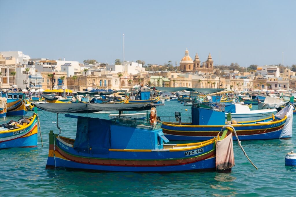 Marsaxlokk fishing village in Malta