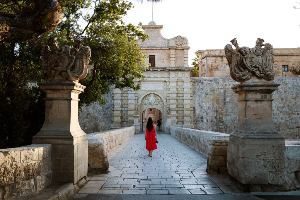 Mdina Gate in Malta