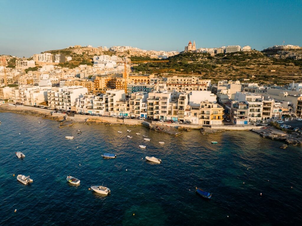Beach Bars and Hotels in Mellieha, Malta