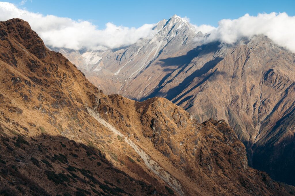 Climbing to Thuli Kharka, Nepal