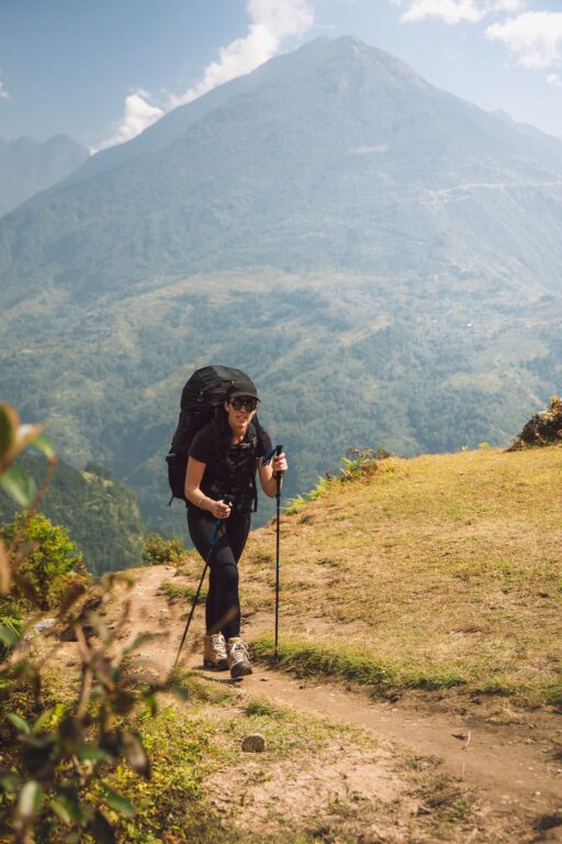 Trekking from Bung Mahakulung to Khiraule in Nepal