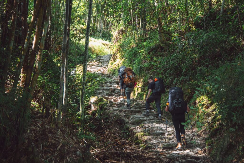 Hiking to Khiraule from Mahakulung