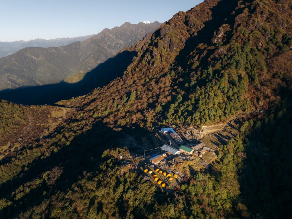 Cholem, Jungle Camp in Nepal on the way to Mera Peak