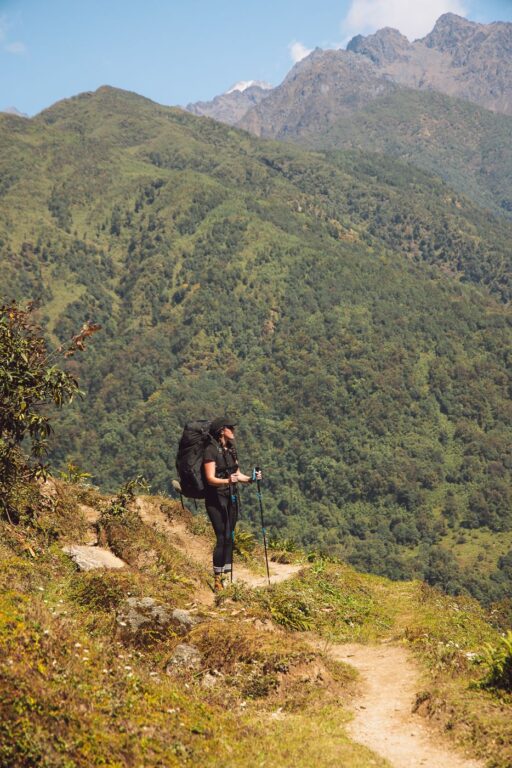 Trekking to Cholem towards Mera Peak, Nepal
