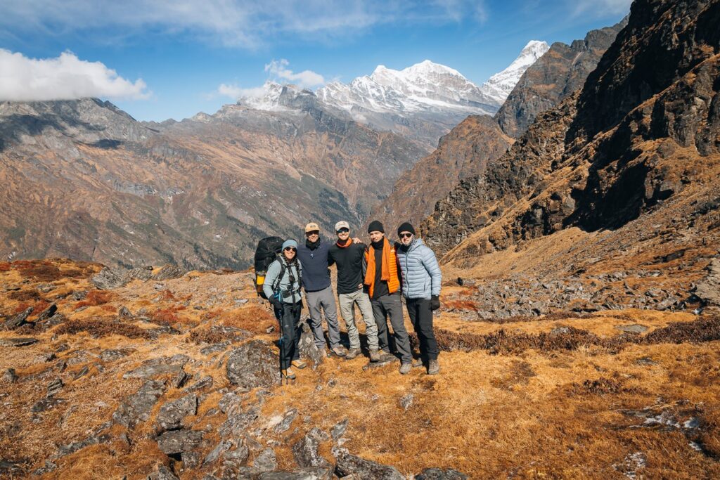 Mera Peak trekking group in Nepal