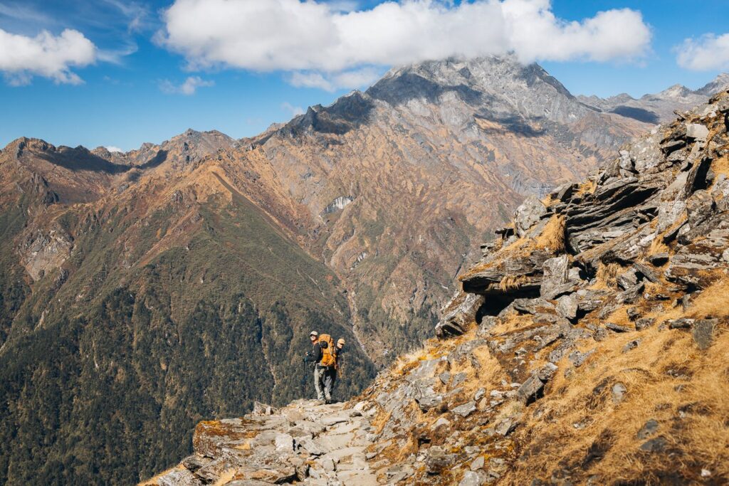 Trekking from Panch Pokhari to Kothe, Nepal