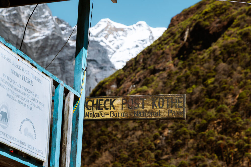 Kothe Check Post, Makalu National Park, Nepal